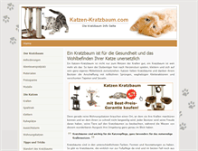 Tablet Screenshot of katzen-kratzbaum.com