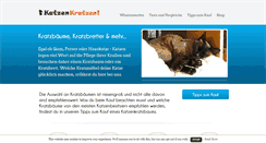 Desktop Screenshot of katzen-kratzbaum.info